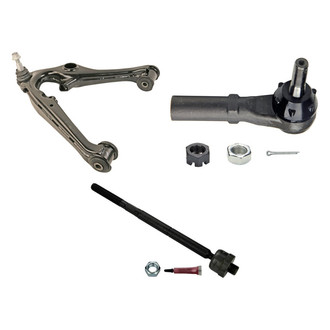 MOOG® - Front Driver Side Lower Control Arm with Ball Joint and Tie Rod End Kit