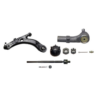 MOOG® - Front Driver Side Lower Control Arm with Ball Joint and Tie Rod End Kit