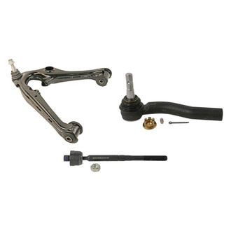 MOOG® - Front Driver Side Lower Control Arm with Ball Joint and Tie Rod End Kit