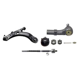 MOOG® - Front Driver Side Lower Control Arm with Ball Joint and Tie Rod End Kit