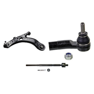 MOOG® - Front Driver Side Lower Control Arm with Ball Joint and Tie Rod End Kit