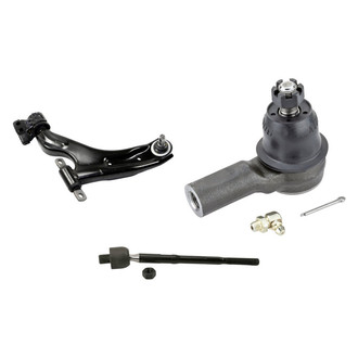 MOOG® - Front Driver Side Lower Control Arm with Ball Joint and Tie Rod End Kit