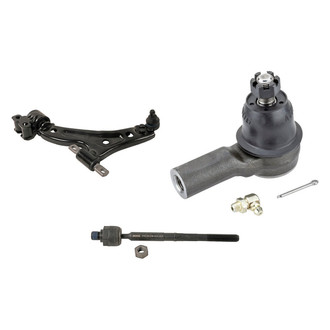 MOOG® - Front Driver Side Lower Control Arm with Ball Joint and Tie Rod End Kit
