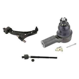 MOOG® - Front Driver Side Lower Control Arm with Ball Joint and Tie Rod End Kit