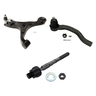 MOOG® - Front Driver Side Lower Control Arm with Ball Joint and Tie Rod End Kit