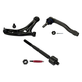 MOOG® - Front Driver Side Lower Control Arm with Ball Joint and Tie Rod End Kit