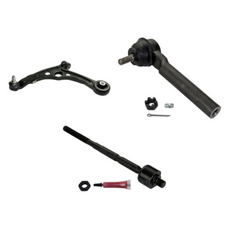 MOOG® - Front Driver Side Lower Control Arm with Ball Joint and Tie Rod End Kit