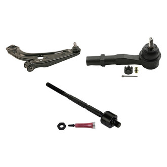 MOOG® - Front Driver Side Lower Control Arm with Ball Joint and Tie Rod End Kit