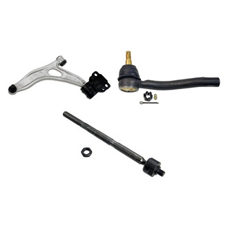 MOOG® - Front Driver Side Lower Control Arm with Ball Joint and Tie Rod End Kit