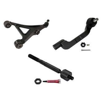 MOOG® - Front Driver Side Lower Control Arm with Ball Joint and Tie Rod End Kit