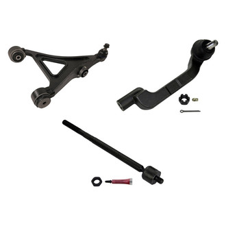 MOOG® - Front Driver Side Lower Control Arm with Ball Joint and Tie Rod End Kit