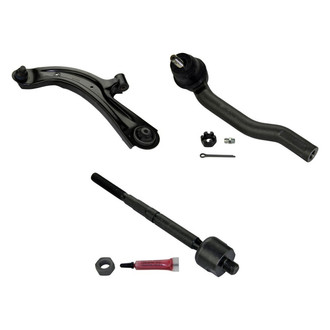 MOOG® - Front Driver Side Lower Control Arm with Ball Joint and Tie Rod End Kit