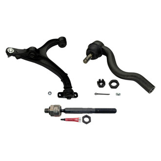 MOOG® - Front Driver Side Lower Control Arm with Ball Joint and Tie Rod End Kit