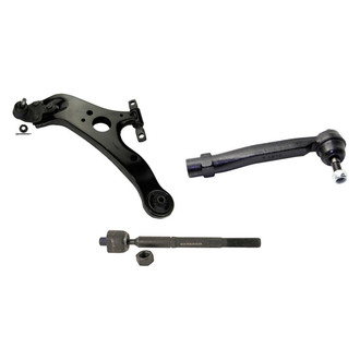 MOOG® - Front Driver Side Lower Control Arm with Ball Joint and Tie Rod End Kit