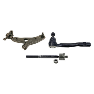 MOOG® - Front Driver Side Lower Control Arm with Ball Joint and Tie Rod End Kit