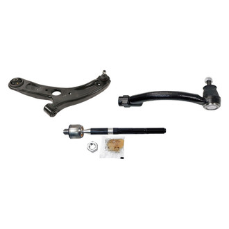 MOOG® - Front Driver Side Lower Control Arm with Ball Joint and Tie Rod End Kit