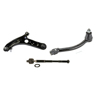 MOOG® - Front Driver Side Lower Control Arm with Ball Joint and Tie Rod End Kit