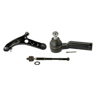 MOOG® - Front Driver Side Lower Control Arm with Ball Joint and Tie Rod End Kit