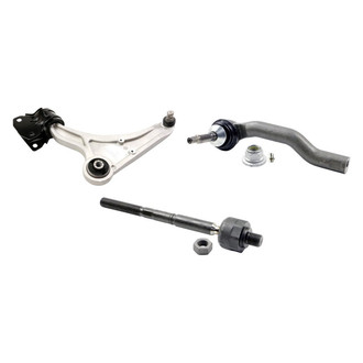 MOOG® - Front Driver Side Lower Control Arm with Ball Joint and Tie Rod End Kit