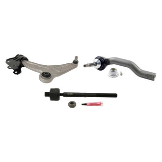MOOG® - Front Driver Side Lower Control Arm with Ball Joint and Tie Rod End Kit