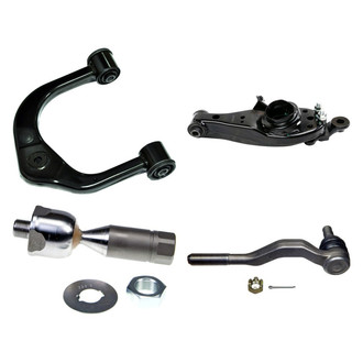MOOG® - Front Driver Side Lower and Upper Control Arm and Tie Rod End Kit