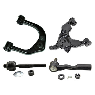 MOOG® - Front Driver Side Lower and Upper Control Arm and Tie Rod End Kit