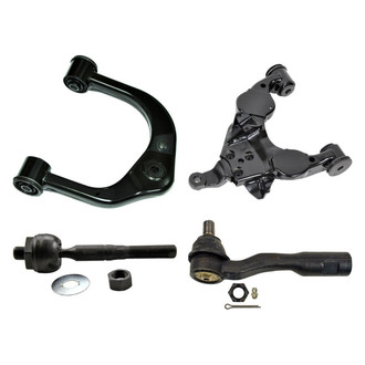 MOOG® - Front Driver Side Lower and Upper Control Arm and Tie Rod End Kit