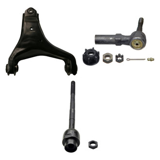 MOOG® - Front Driver Side Lower Control Arm and Tie Rod End Kit
