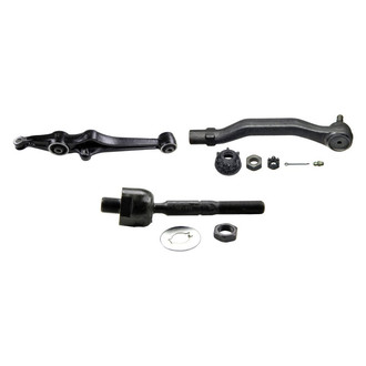MOOG® - Front Driver Side Lower Control Arm and Tie Rod End Kit