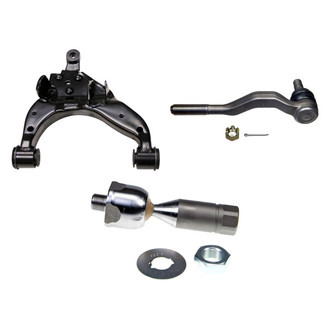 MOOG® - Front Driver Side Lower Control Arm and Tie Rod End Kit