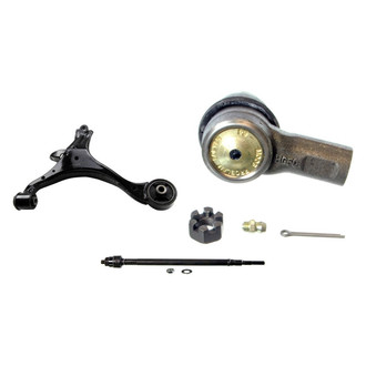 MOOG® - Front Driver Side Lower Control Arm and Tie Rod End Kit