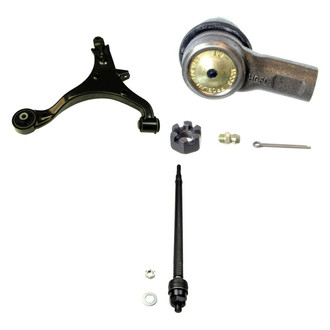 MOOG® - Front Driver Side Lower Control Arm and Tie Rod End Kit
