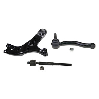 MOOG® - Front Driver Side Lower Control Arm and Tie Rod End Kit