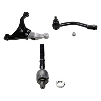 MOOG® - Front Driver Side Lower Control Arm and Tie Rod End Kit