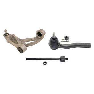 MOOG® - Front Driver Side Lower Control Arm and Tie Rod End Kit