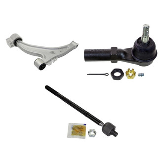 MOOG® - Front Driver Side Lower Control Arm and Tie Rod End Kit
