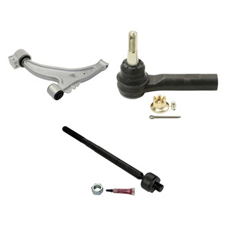MOOG® - Front Driver Side Lower Control Arm and Tie Rod End Kit