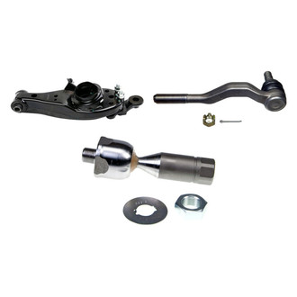 MOOG® - Front Driver Side Lower Control Arm and Tie Rod End Kit