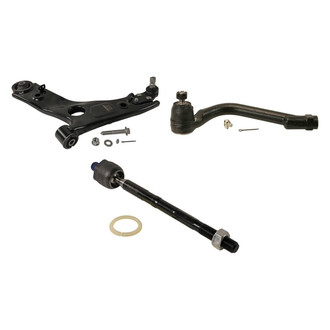 MOOG® - Front Driver Side Lower Control Arm and Tie Rod End Kit
