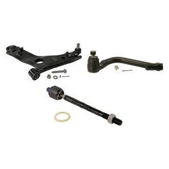 MOOG® - Front Driver Side Lower Control Arm and Tie Rod End Kit