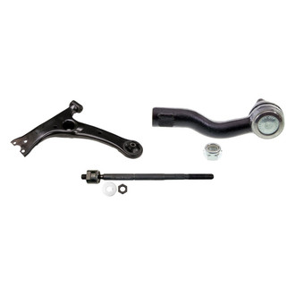MOOG® - Front Driver Side Lower Control Arm and Tie Rod End Kit