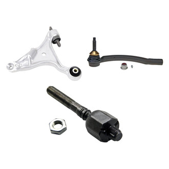 MOOG® - Front Driver Side Lower Control Arm and Tie Rod End Kit