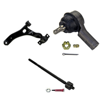 MOOG® - Front Driver Side Lower Control Arm and Tie Rod End Kit