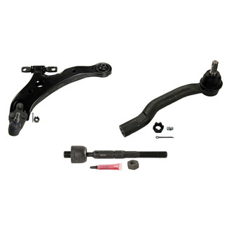 MOOG® - Front Driver Side Lower Control Arm and Tie Rod End Kit
