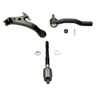 MOOG® - Front Driver Side Lower Control Arm and Tie Rod End Kit