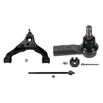 MOOG® - Front Driver Side Lower Control Arm and Tie Rod End Kit