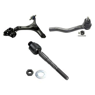 MOOG® - Front Driver Side Lower Control Arm and Tie Rod End Kit