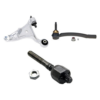 MOOG® - Front Driver Side Lower Control Arm and Tie Rod End Kit