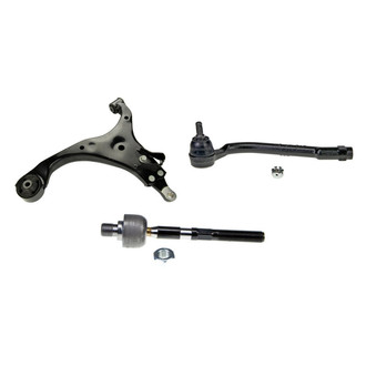 MOOG® - Front Driver Side Lower Control Arm and Tie Rod End Kit