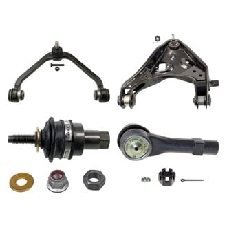 MOOG® - Front Passenger Side Lower and Upper Control Arm with Ball Joint and Tie Rod End Kit